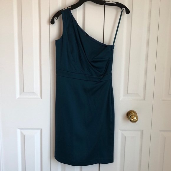 Ann Taylor teal dress. 0P - Picture 6 of 8